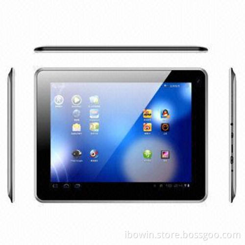 9.7" Android Tablet PCs with 1,024 x 768P Capacitive Touch Screen, Support External 3/4G USB Dongle